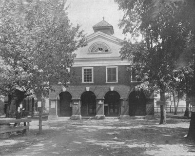 Old Court House, Bowling Green, Virginia, USA, c1900. af Unbekannt