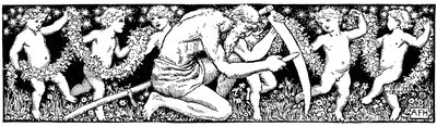 Old Father Time sliber sin le, 1891 af Unbekannt