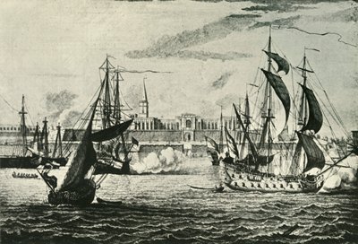 Old Fort William, fra floden 1736, 1925. af Unbekannt