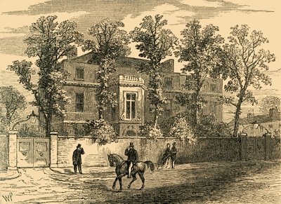 Old Gore House, i 1830, c1876. af Unbekannt