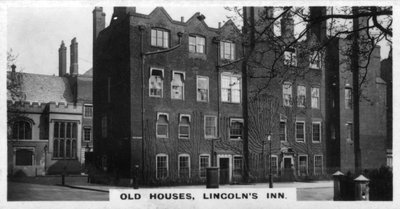 Old Houses, Lincolns Inn, London, c1920