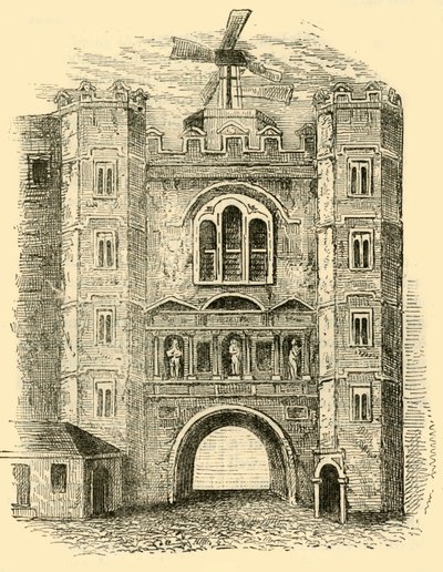 Old Newgate, c1760, c1872. af Unbekannt
