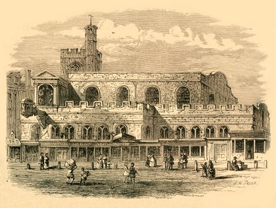 Gamle St. Dunstans Kirke, 1814, 1897. af Unbekannt