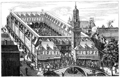 Old Stock Exchange, Amsterdam, Holland af Unbekannt