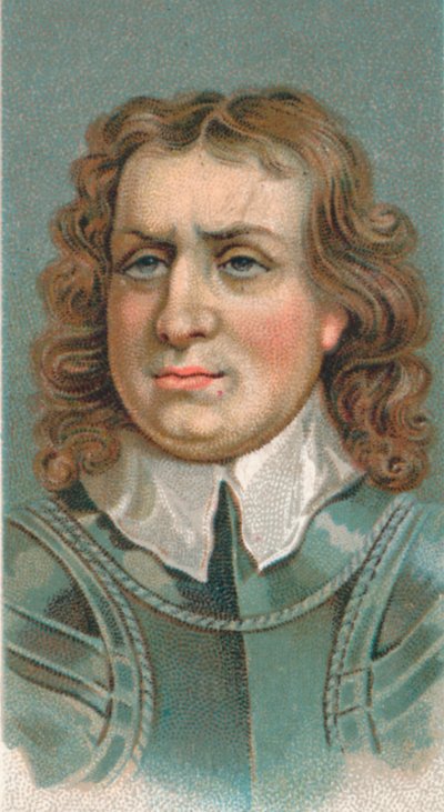Oliver Cromwell, 1599-1658 engelsk militærleder og politiker, 1924 af Unbekannt