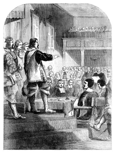 Oliver Cromwell 1599-1658 nægter at acceptere kronen, c1902 af Unbekannt