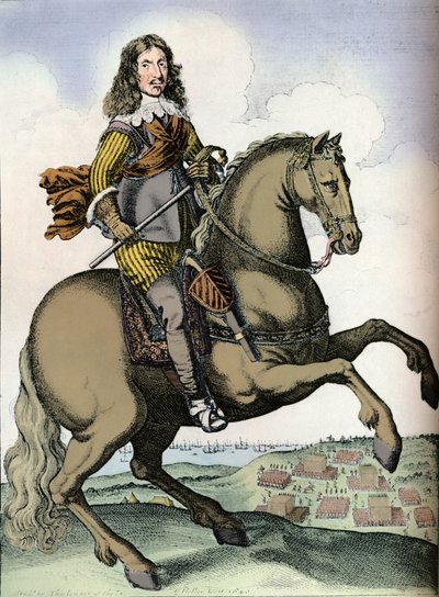 Oliver Cromwell, 1640 af Unbekannt