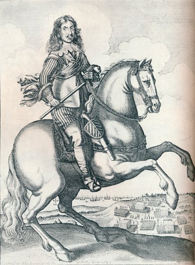 Oliver Cromwell, 1640 af Unbekannt