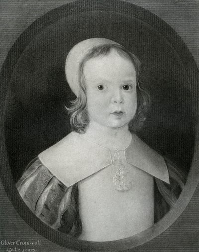 Oliver Cromwell i en alder af to, 1601, 1899 af Unbekannt