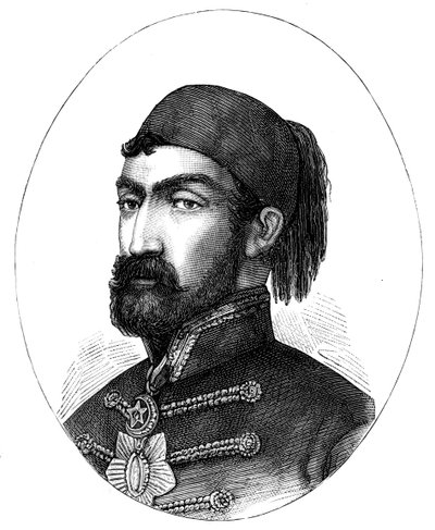 Omar Pasha 1806-1871, øverstbefalende for den tyrkiske hær, 1888 af Unbekannt