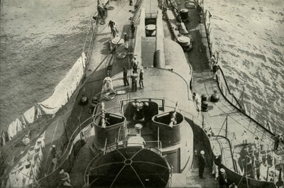 On Board A French Dreadnought, 1919. af Unbekannt