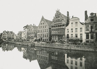 På Scheldebredden, Gent, Belgien, 1895. af Unbekannt