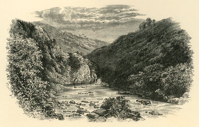 On the Dart, Lovers Leap, c1890. af Unbekannt