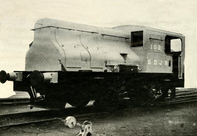 En af de to Sentinel-rangeringsmotorer, der skyder Colliery Sidings ved Radstock, c1930. af Unbekannt