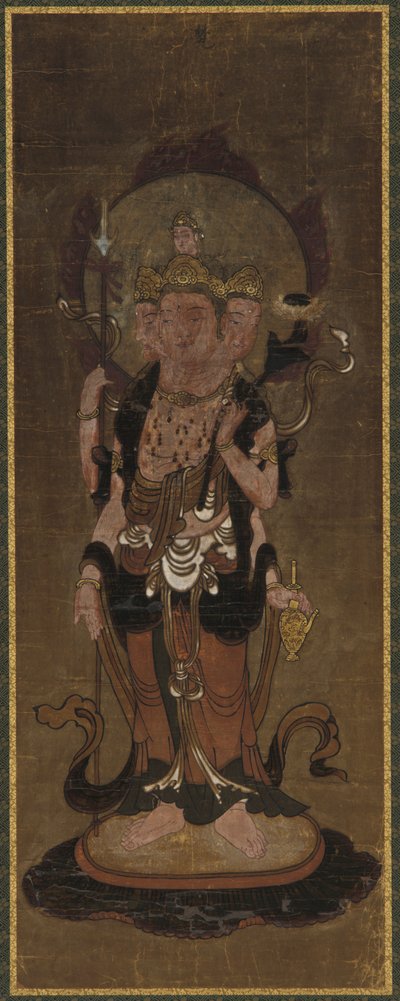 En af de tolv devaer: Bonten Brahma, slutningen af det 15.-begyndelsen af det 16. århundrede. af Unbekannt