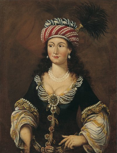 Orientalsk kvinde, ca 1681-1682 af Unbekannt