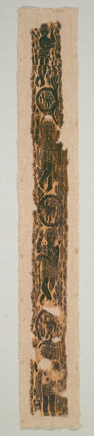 Ornamental skulderbånd fra en tunika, 600-650. af Unbekannt