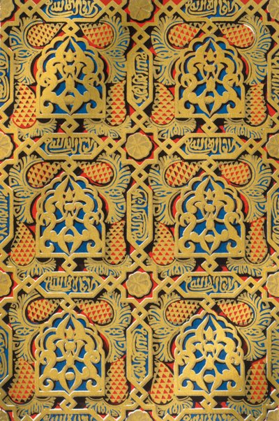 Ornamenter på paneler, Hall of Ambassadors, 1907. af Unbekannt