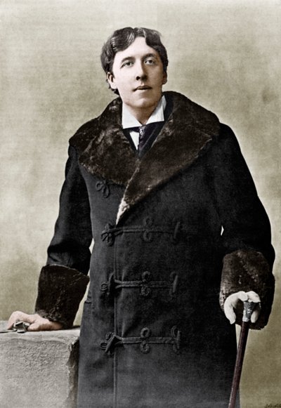Oscar WiIde, irsk forfatter, vid og dramatiker, c1890 af Unbekannt