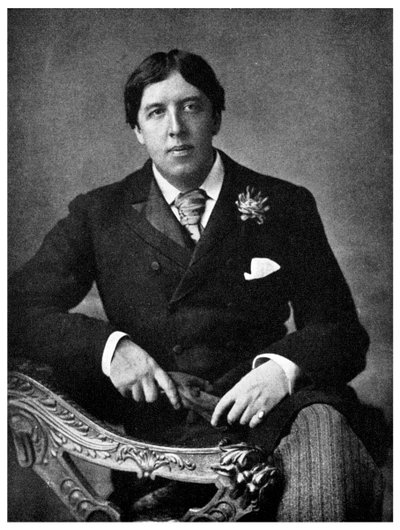 Oscar Wilde, irskfødt dramatiker og humor, c1891 1956 af Unbekannt