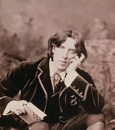 Oscar Wilde, irsk født dramatiker og humor, 1882 af Unbekannt