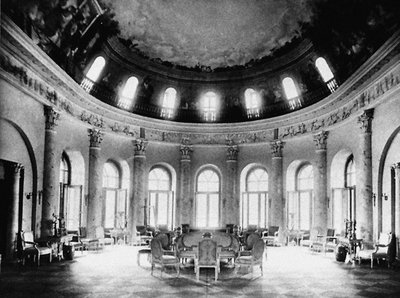 Ostafyevo ejendom. Oval sal, slutningen af 1800-tallet af Unbekannt