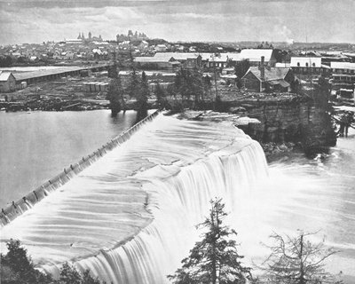 Ottawa, Canada, fra Rideau Falls, c1900. af Unbekannt