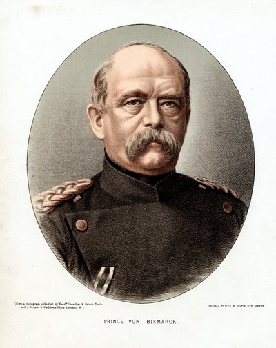 Otto von Bismarck, tysk statsmand, c1880 af Unbekannt