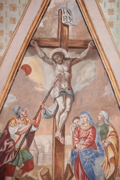 Vor Frue af Assumption kirke. Korsfæstelsen. Cordon Frankrig af Unbekannt
