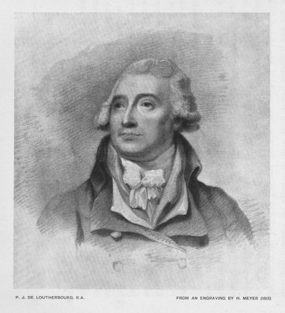 P.J. De Loutherbourg, R.A., ca. 1900. af Unbekannt