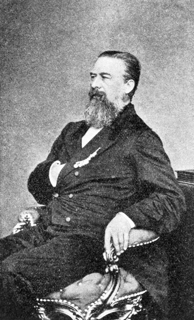 P W F von Voightlander, østrigsk instrumentmager, c 1860 af Unbekannt