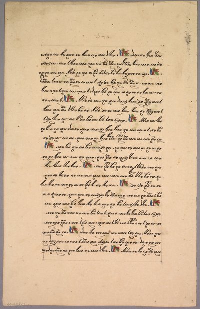 Side fra Ramayana, 1800-tallet. af Unbekannt