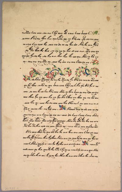Side fra Ramayana, 1800-tallet. af Unbekannt