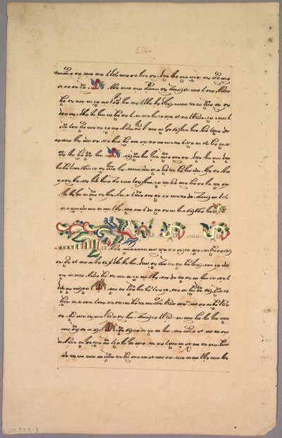Side fra Ramayana, 1800-tallet. af Unbekannt