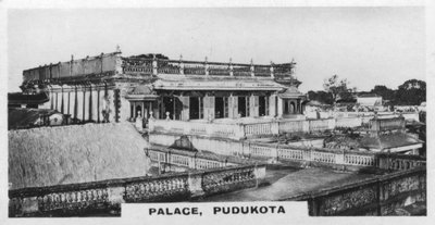 Palace, Pudukottai, Tamil Nadu, Indien, c1925 af Unbekannt