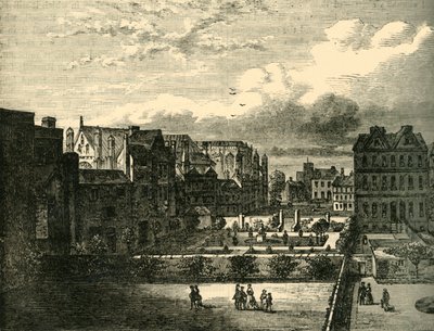 Palace Yard, fra syd, 1881. af Unbekannt