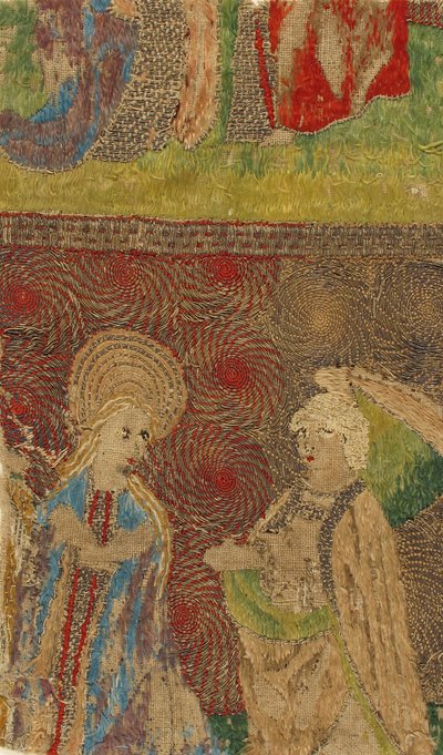 Panel med Jomfru og Gabriel Bebudelse, tysk, 1400-tallet. af Unbekannt