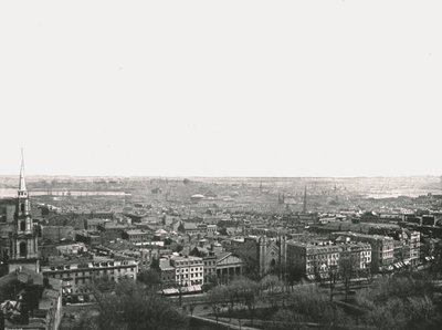 Panorama af byen Boston, USA, 1895. af Unbekannt