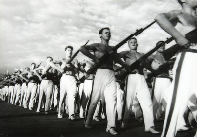 Parade af de unge kommunister, Moskva, USSR, 1930