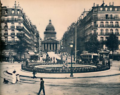 Paris. - Rue Soufflot og Pantheon. - ND, c1910. af Unbekannt