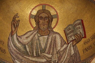 Paris, Frankrig Pantokrator Kristus (i herlighed) i Saint-Pierre-de-Montrouge kirke, Paris, Frankrig af Unbekannt