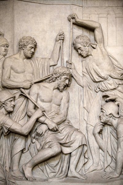 Paris, Frankrig Skulptur i Saint Roch kirke: Jesus tortureret, Paris, Frankrig af Unbekannt