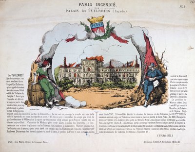 Paris brand, 1871 af Unbekannt
