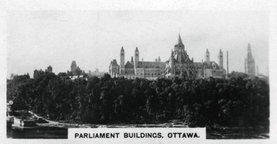 Parlamentsbygninger, Ottawa, Canada, c1920