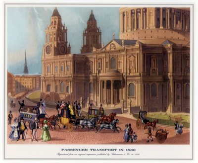 Personbefordring i 1830, 1836 af Unbekannt