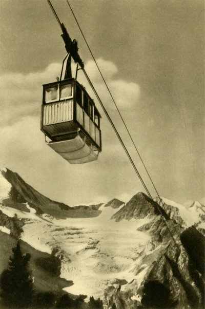 Patscherkofelbahn, Innsbruck, Tyrol, Østrig, c1935. af Unbekannt