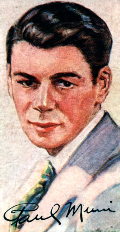 Paul Muni, 1895-1967, Oscar-vindende alsidig skuespiller, 20. århundrede af Unbekannt