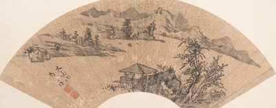 Pavillon ved Lake Shore, 1600-tallet eller senere. af Unbekannt