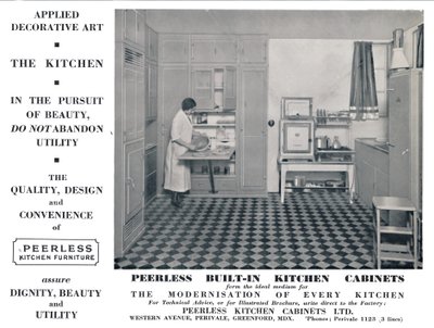 Peerless indbyggede køkkenskabe, 1935 af Unbekannt