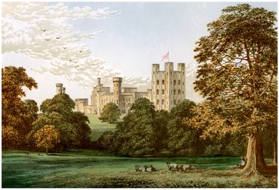 Penrhyn Castle, Caernarvonshire, Wales, hjemsted for Lord Penrhyn, c1880 af Unbekannt